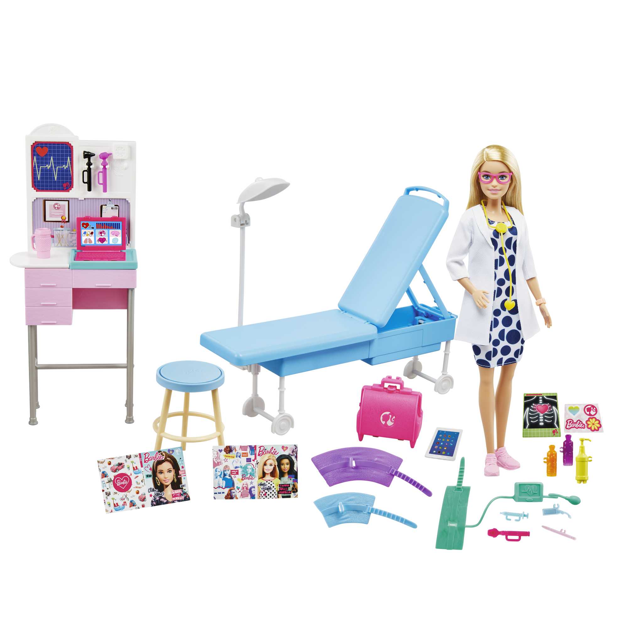 Barbie Medical Doctor Doll and Playset GWV01 box