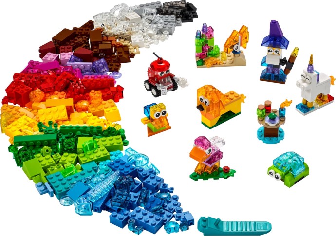 LEGO Classic Creative Transparent Bricks 11013 box