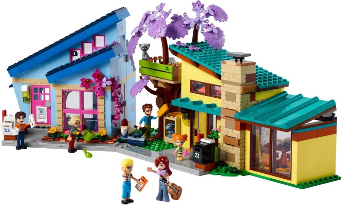 LEGO Friends Olly and Paisley's Family Houses 42620 box